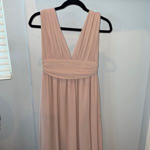 Lulus Heavenly Hues Blush Maxi Dress